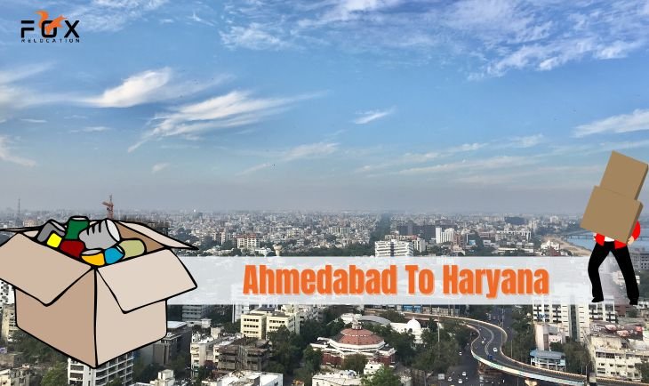 packers movers from Ahmedabad to Haryana
